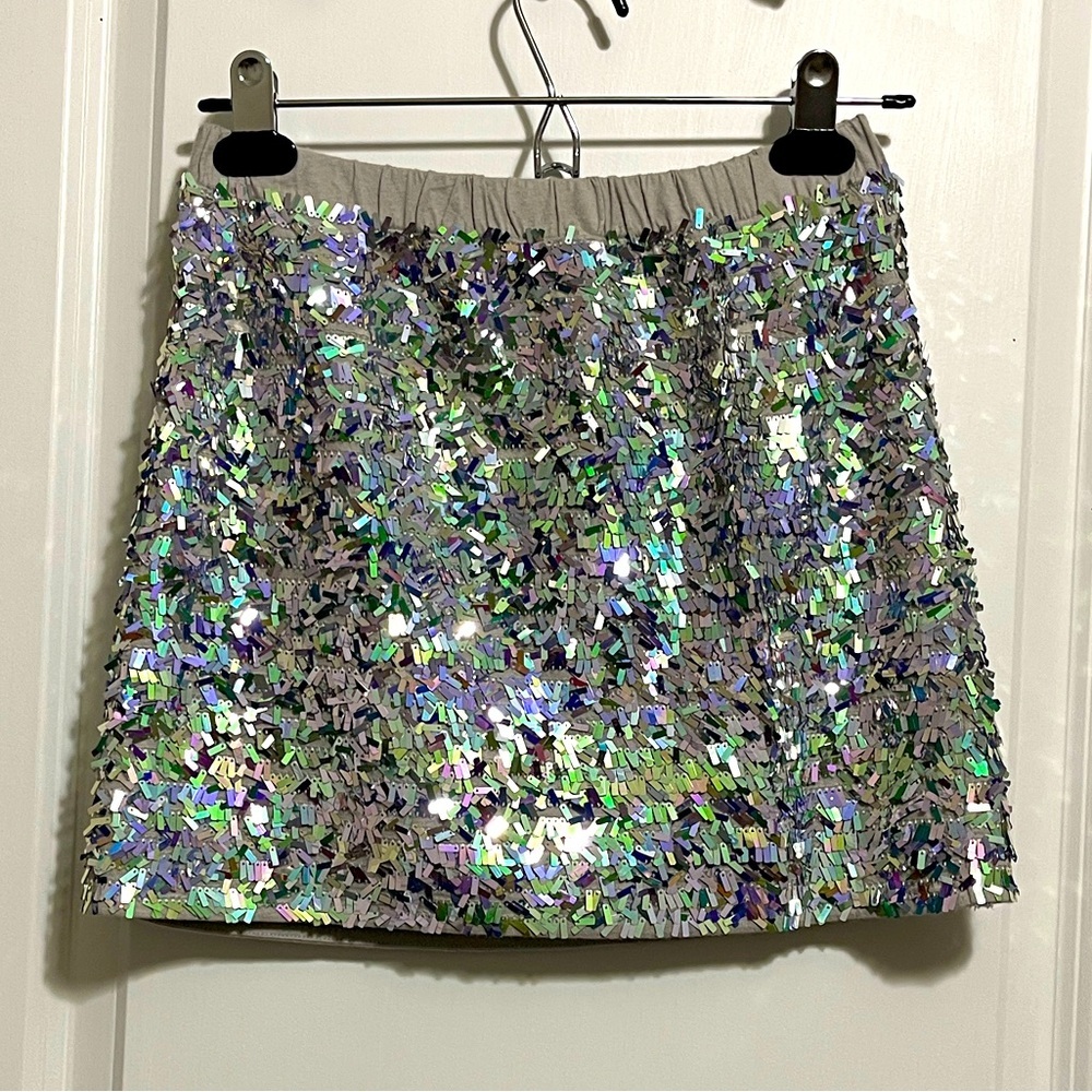 Crewcuts Sequined Pull On Skirt Size 8